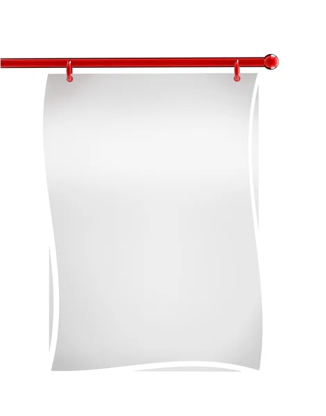 Flag white — Stock Photo, Image