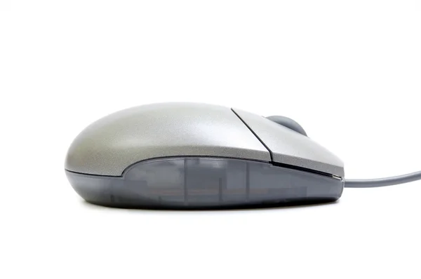 Sideview of gray computer mouse. — Stock Photo, Image