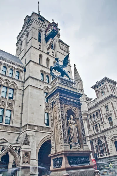 皇家法院的司法在伦敦，英国 — 图库照片