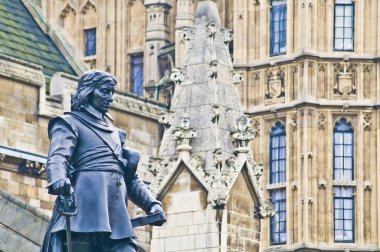 Oliver cromwell heykeli, Londra, İngiltere