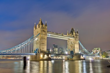 Tower Bridge at London, England clipart