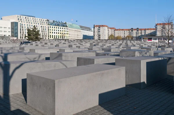 Denkmal 모피 다 Juden ermordeten 유럽 베를린, 독일 — 스톡 사진
