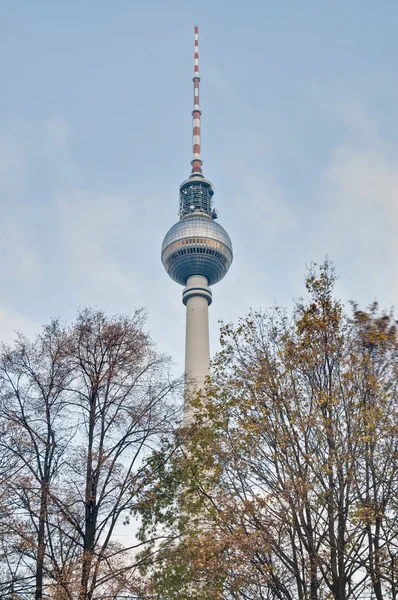 在柏林，德国 fernsehturm — 图库照片