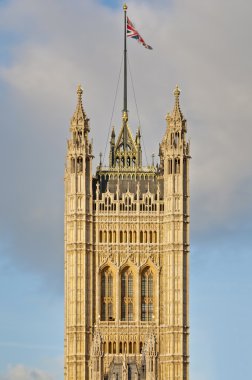 Houses of Parliament at London, England clipart