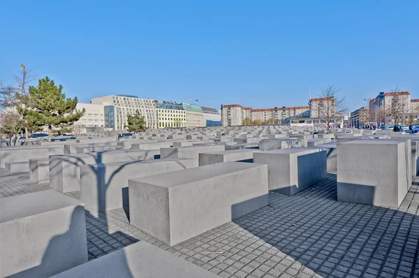 La fourrure Denkmal die Juden ermordeten Europe à Berlin, Allemagne — Photo
