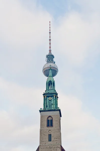 Marienkirche på berlin, Tyskland — Stockfoto
