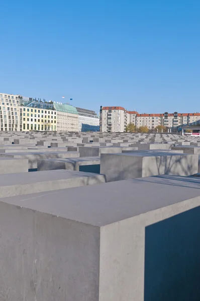 A pele denkmal morrer Juden ermordeten Europa em Berlim, Alemanha — Fotografia de Stock