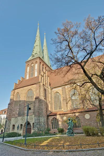 Ο Νικολάι kirche στο Βερολίνο, Γερμανία — Φωτογραφία Αρχείου