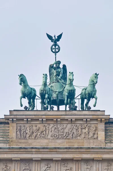 The Brandenburger Tor em Berlim, Alemanha — Fotografia de Stock