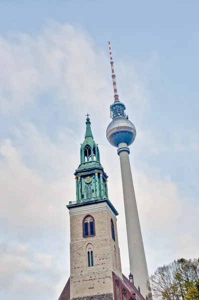 Marienkirche em Berlim, Alemanha — Fotografia de Stock