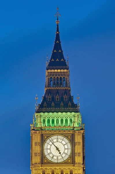 Πύργο του ρολογιού Μπιγκ Μπεν στο Λονδίνο, Αγγλία — Φωτογραφία Αρχείου
