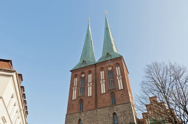 De nikolai kirche in Berlijn, Duitsland — Stockfoto