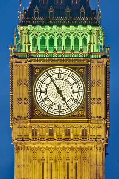 Big Ben torre relógio em Londres, Inglaterra — Fotografia de Stock