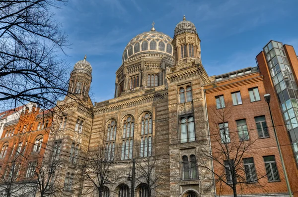 Neue Synagoge в Берліні, Німеччина — стокове фото