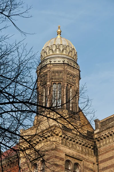 El Neue Synagoge en Berlín, Alemania — Foto de Stock