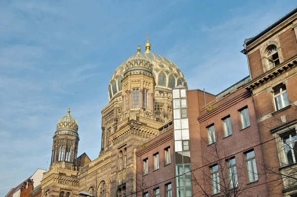 The Neue Synagoge em Berlim, Alemanha — Fotografia de Stock