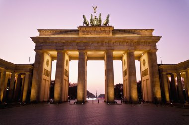 The Brandenburger Tor at Berlin, Germany clipart