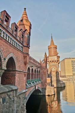 oberbaumbrucke Köprüsü, berlin, Almanya