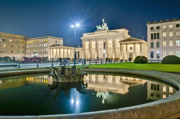 De pariser platz in Berlijn, Duitsland — Stockfoto