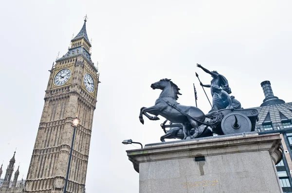 Zegar Big ben w Londynie, Anglia — Zdjęcie stockowe
