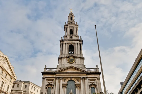Saint mary le grand på london, england — Stockfoto