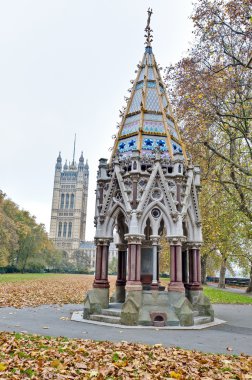 Victoria Tower Gardens at London, England clipart