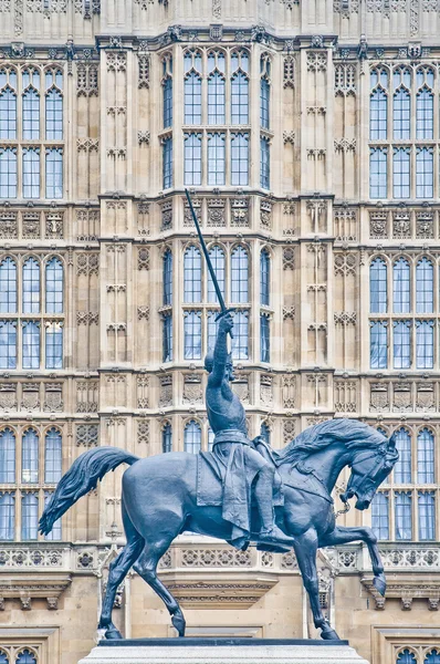 Richard 1 heykel, Londra, İngiltere — Stok fotoğraf