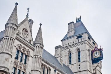 Royal Courts of Justice at London, England clipart