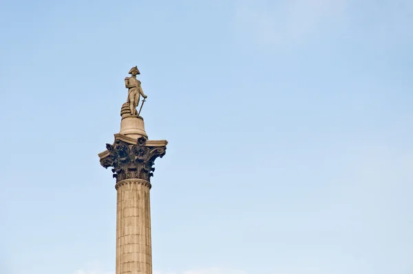 Νέλσονς στήλη στο Λονδίνο, Αγγλία — Φωτογραφία Αρχείου