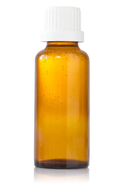 Fles van siroop medicatie — Stockfoto