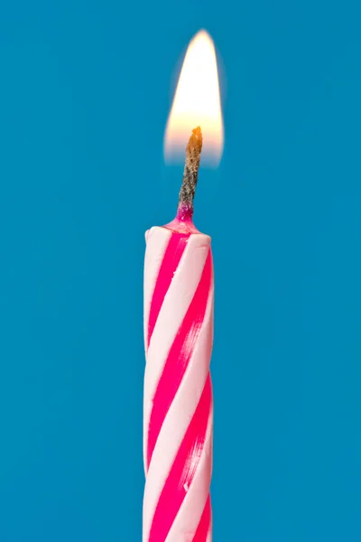 С днем рождения свеча — стоковое фото