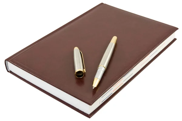 Stift und Buch — Stockfoto