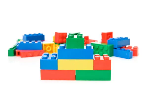 Kleurrijke plastic speelgoed — Stockfoto