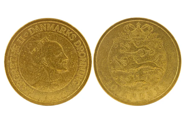 10 koron duńskich — Zdjęcie stockowe