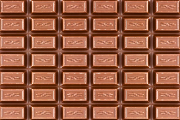 Texture della barretta di cioccolato marrone scuro — Foto Stock