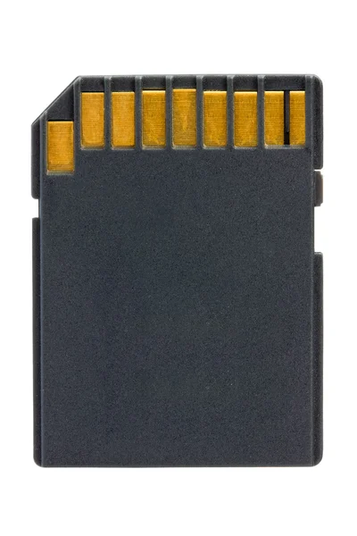 Black SD Memory Card — Stock Photo, Image
