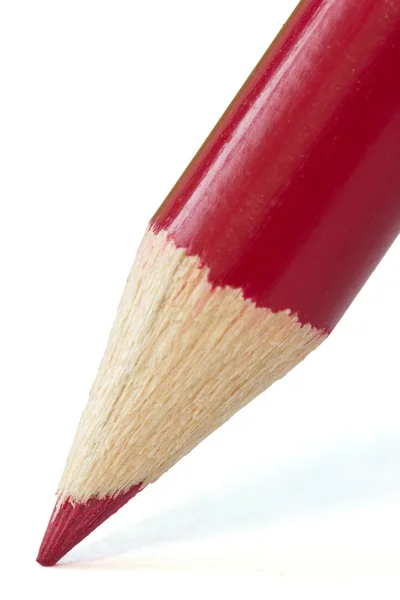Макро красным карандашом — стоковое фото