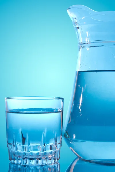 Glas en water werper — Stockfoto