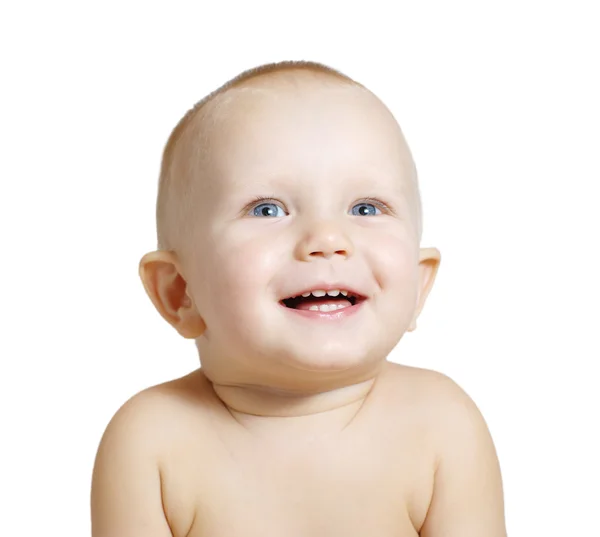 A boldog kisfiú portréja — Stock Fotó