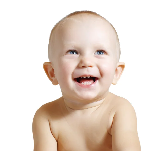 A boldog kisfiú portréja — Stock Fotó