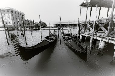 tipik sahneleri Venedik, İtalya