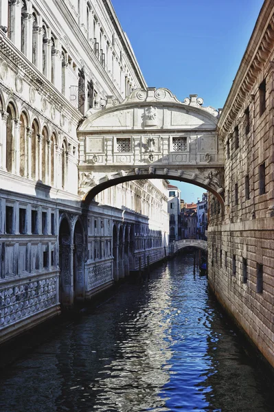 Typowa scena miasta Wenecji we Włoszech. — Zdjęcie stockowe