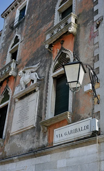 Scène typique de Venise en Italie . — Photo