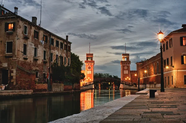 Typiska scener i Venedig, Italien — Stockfoto