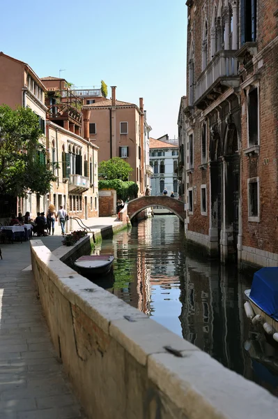 Typische Szenen von Venedig, Italien Stockbild