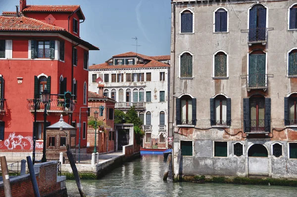 İtalya'da Venedik şehir etrafında tipik sahneleri — Stok fotoğraf