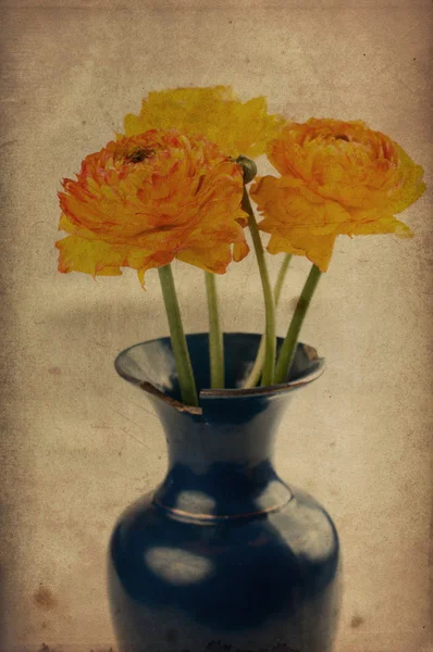 Vintage tle z kwiatami — Zdjęcie stockowe