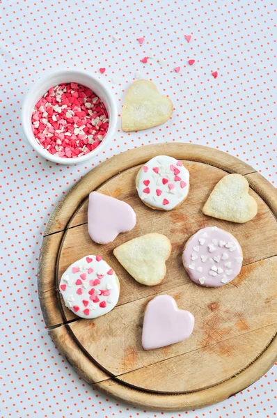 Печиво у формі серця — стокове фото