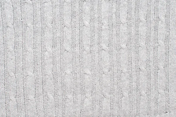 Текстура серого вязания — стоковое фото