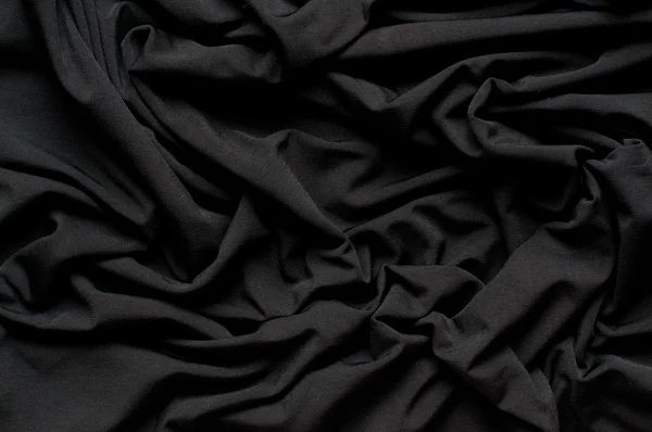 黑色织物 — 图库照片